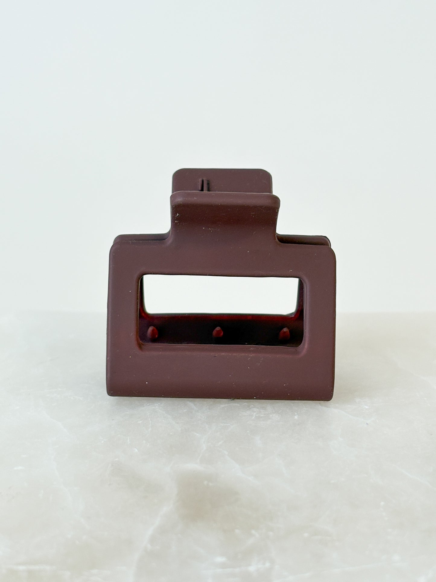 matte square clips