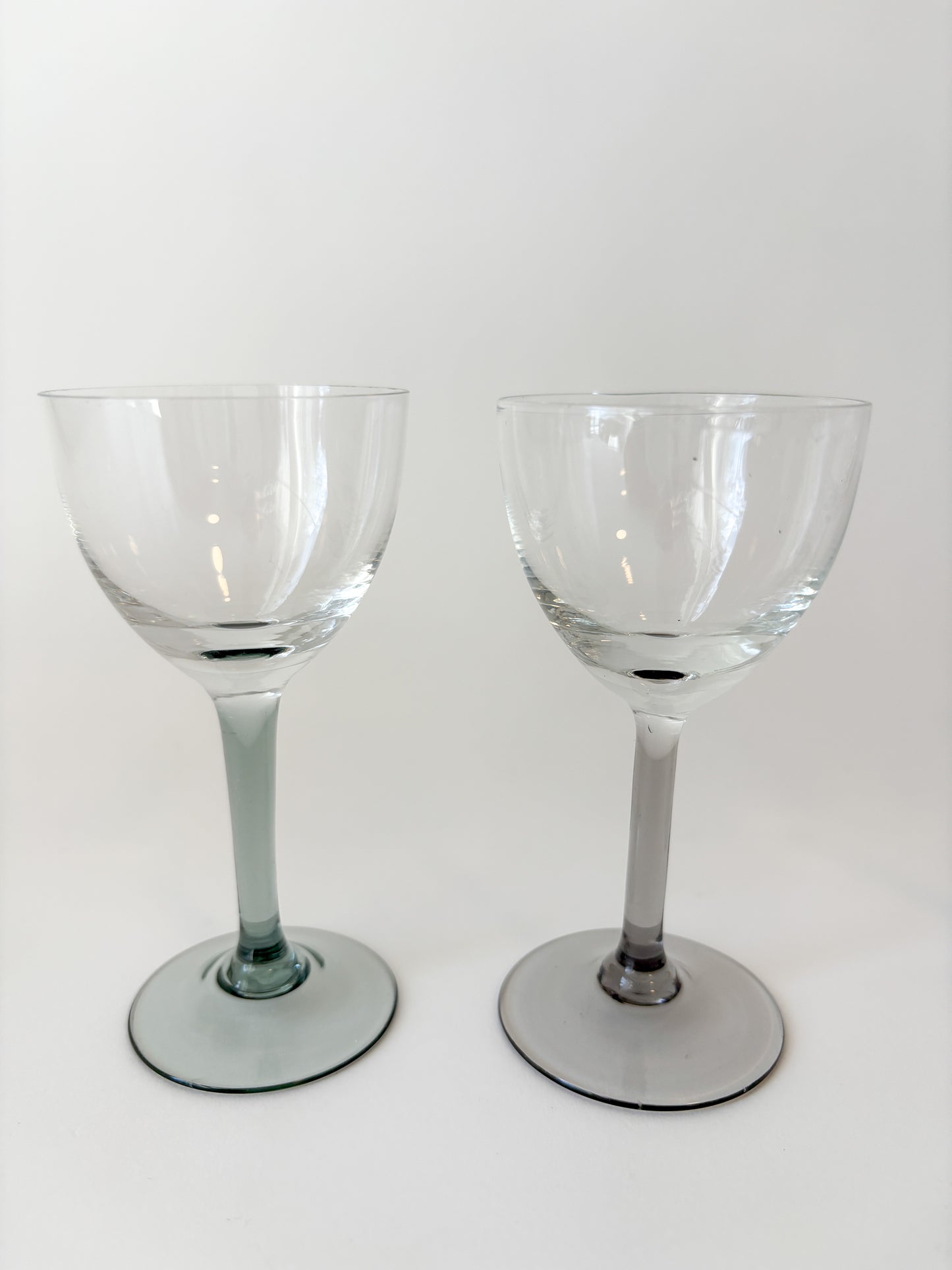 mini smoked stemware set