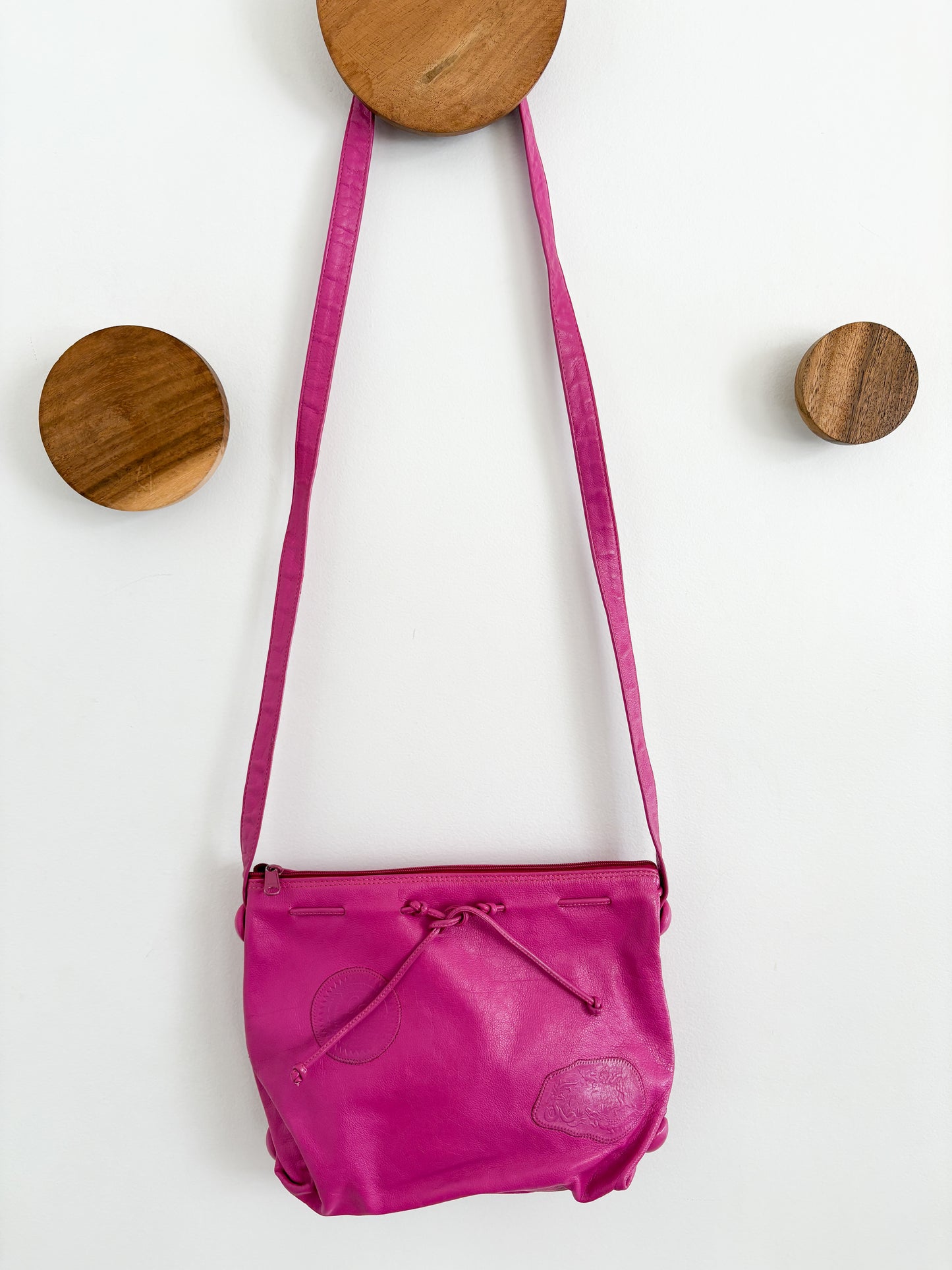 80's fuschia crossbody