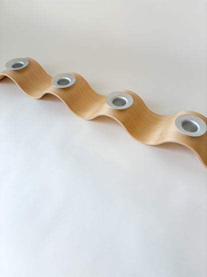 wavy candle holder