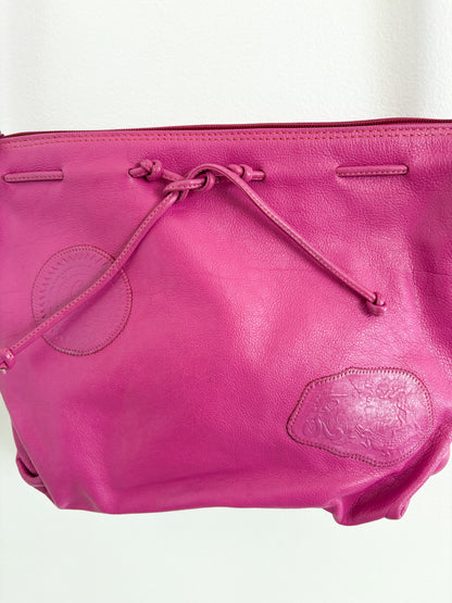 80's fuschia crossbody