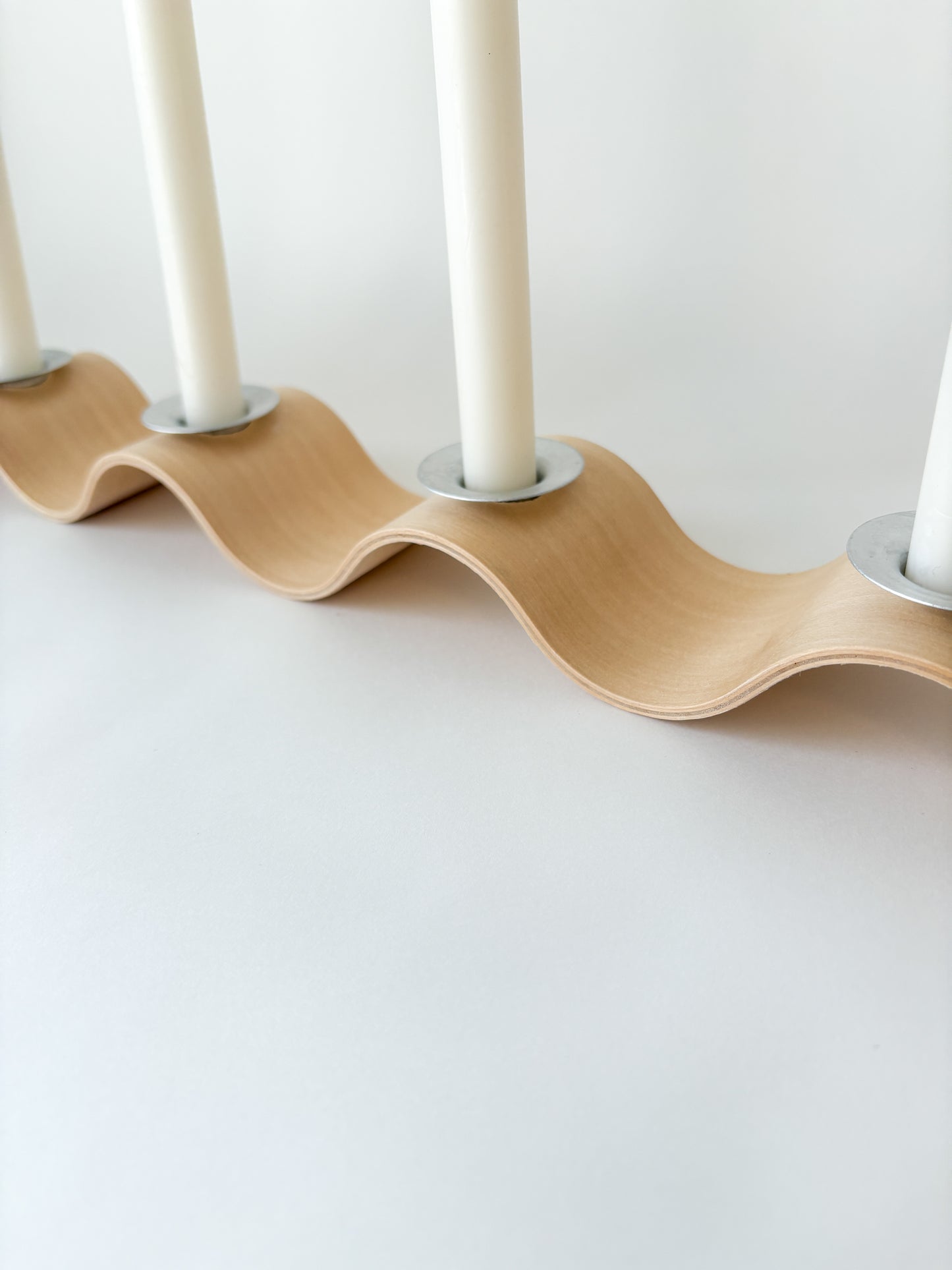 wavy candle holder