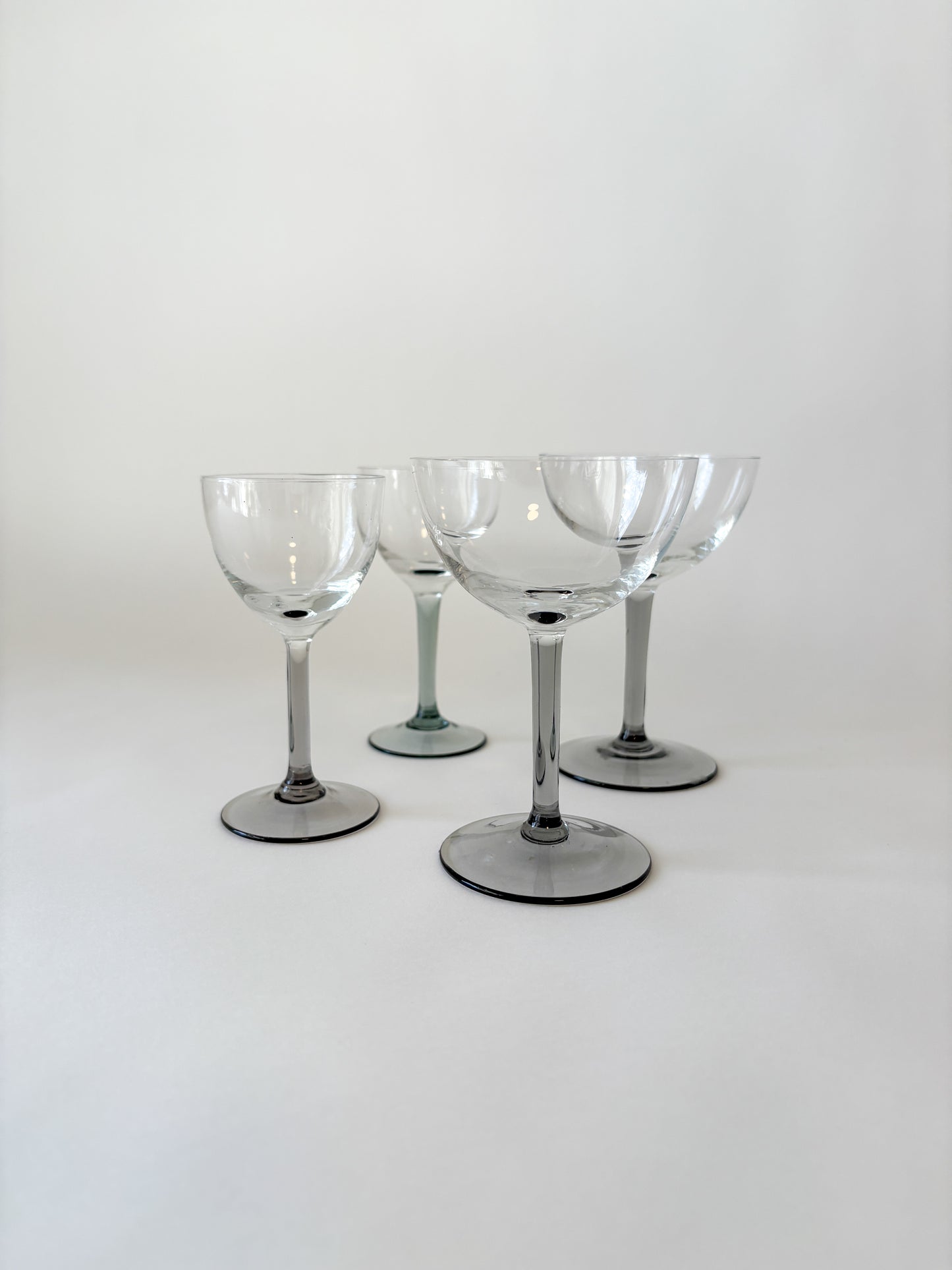 mini smoked stemware set