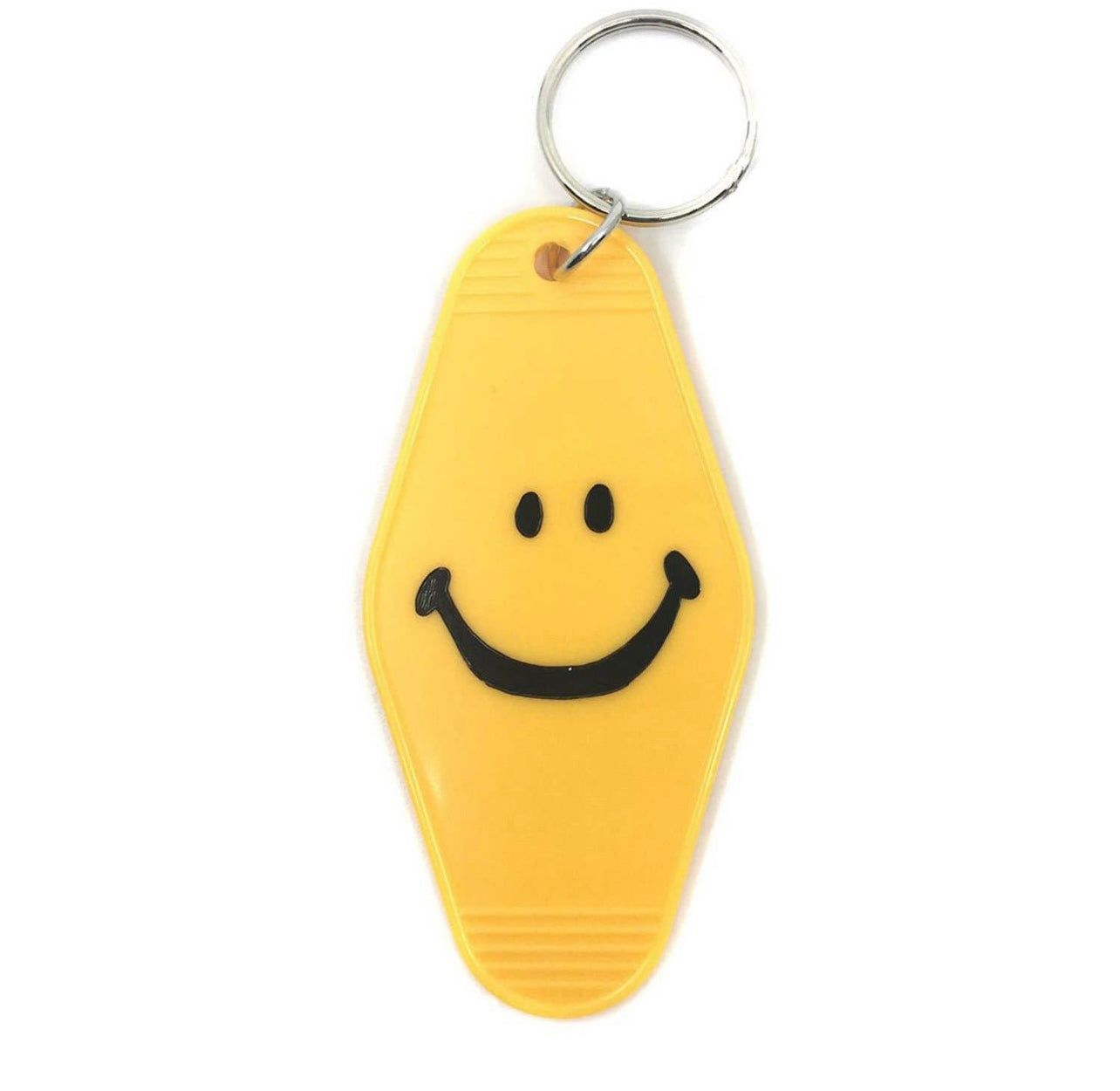 key tag: happy face